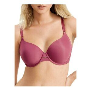 Warner's No Side Effects Underwire Contour Bra (Hawthorne Rose) Size 36 DD